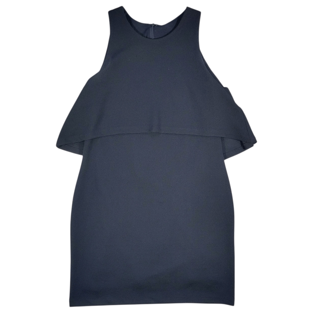 Anthropologie Hutch Dress Womens L Black Layered Shift Sleeveless Modern Office‎